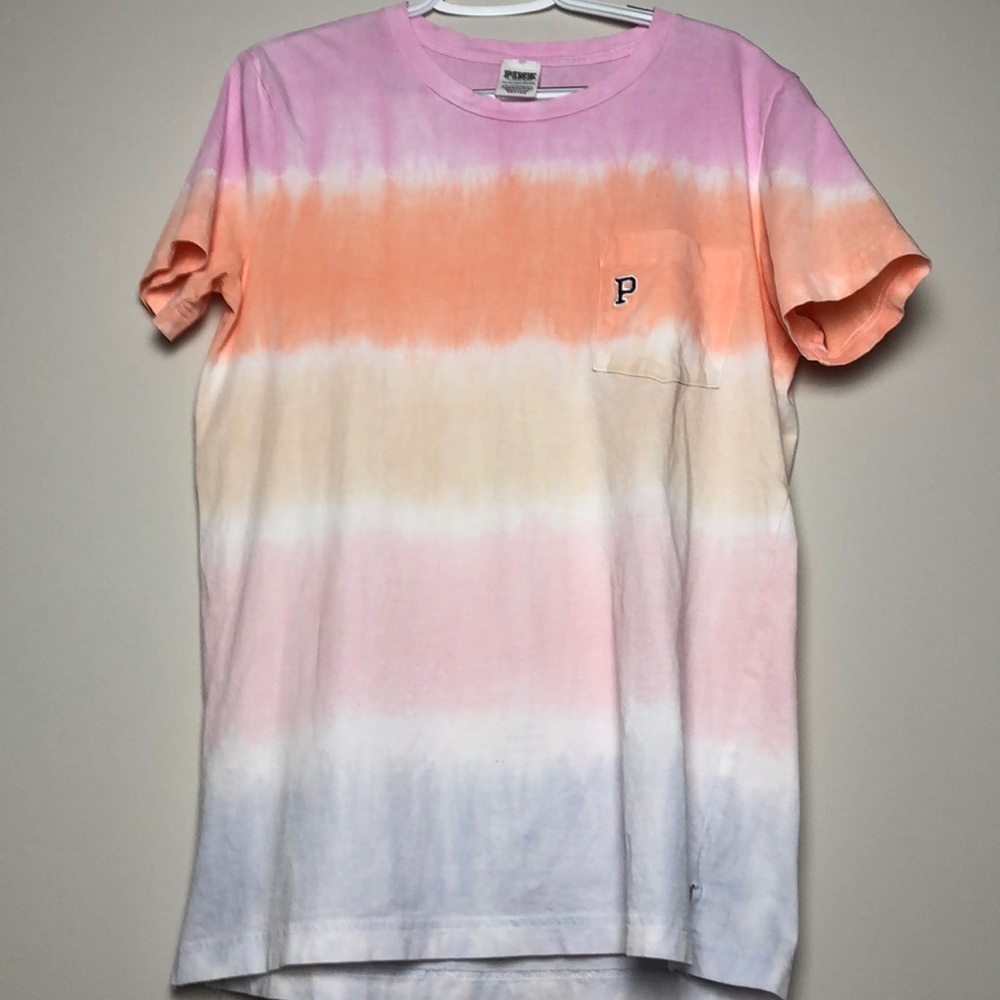 PINK oversized tie-dye tshirt